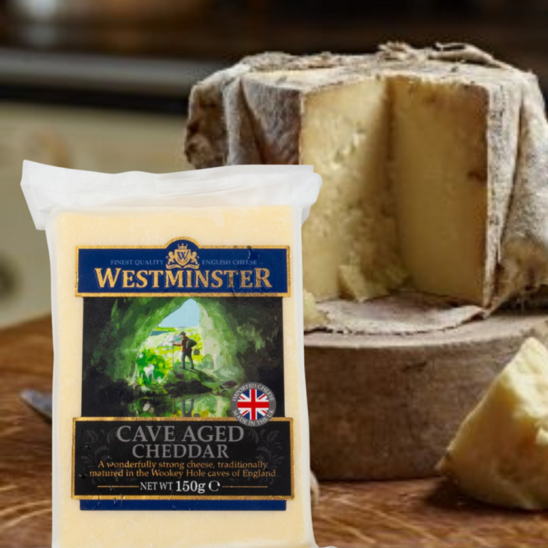 150gm Cave Aged Cheddar 10 Fearocious Feed   Westminster Cave Aged Cheddar Cheese 150g Block  30210 768x768 